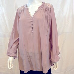 Mauve long Sleeve Blouse